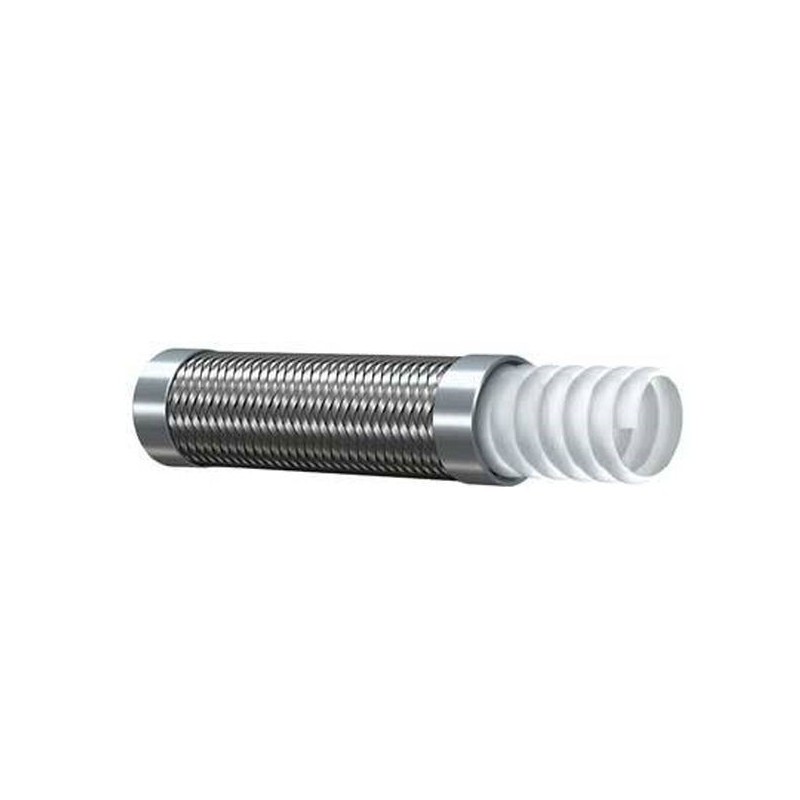 TUYAU PTFE CONVOLUTE TRESSE INOX