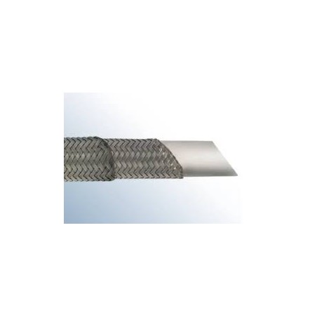 TUYAU PTFE LISSE DOUBLE TRESSE INOX