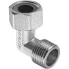 RACCORDS ADAPTATEUR INOX316 COUDE METRIQUE M/F
