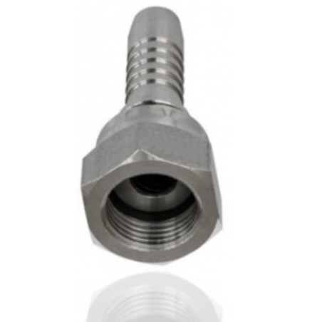 RACCORDS FEMELLE A SERTIR INOX316 FOND PLAT