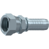 RACCORDS FEMELLE DOUBLE HEXAGONE A SERTIR EN INOX316 BSP CONE 60°