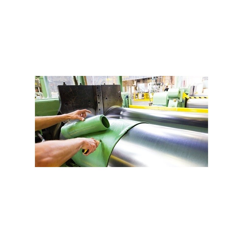 FEUILLE NITRILE ET PVC VERTE 65SH.A